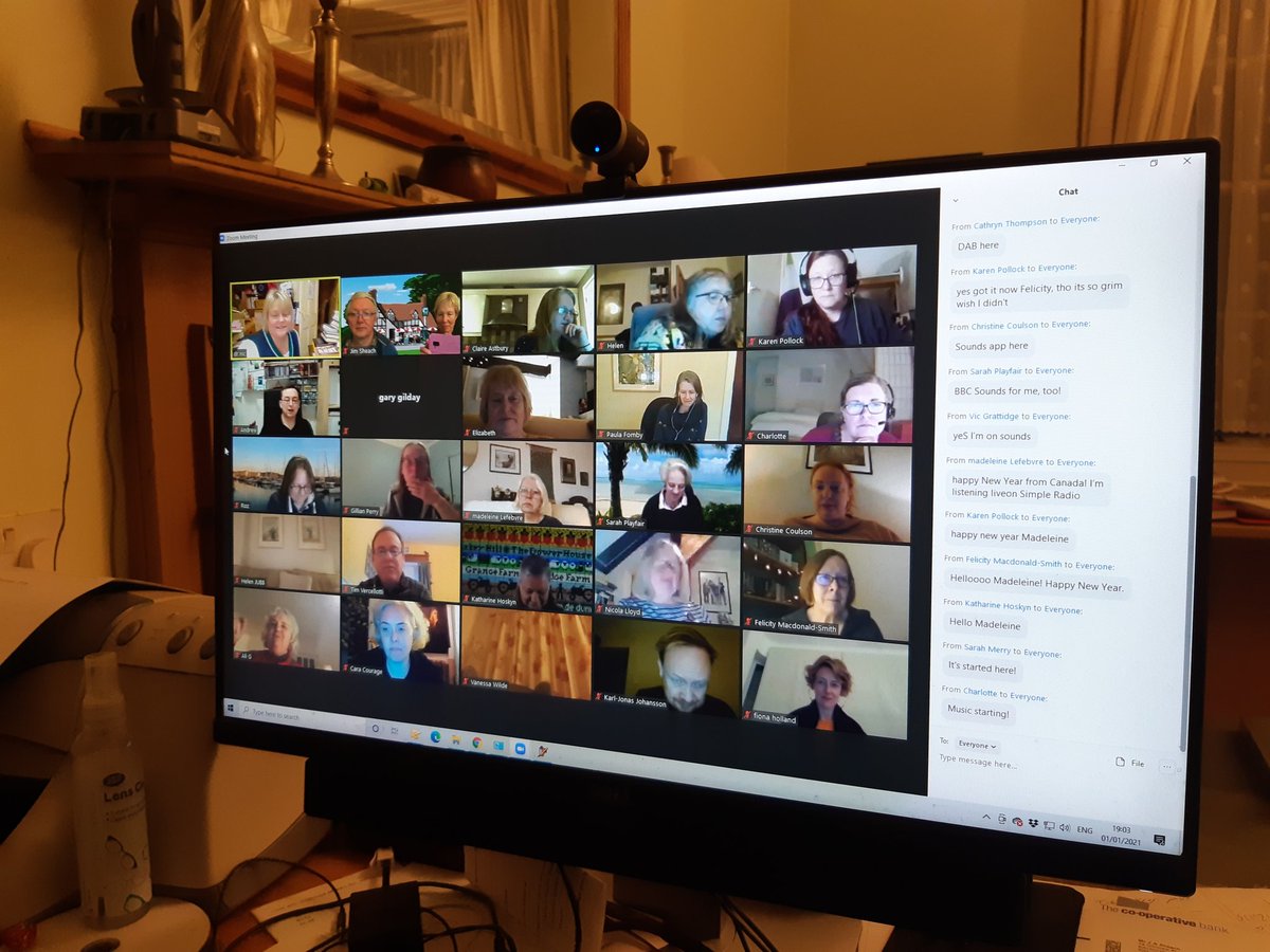 kate_crichton's tweet image. Listening to #sattc #thearchers live with fans from all over the world!