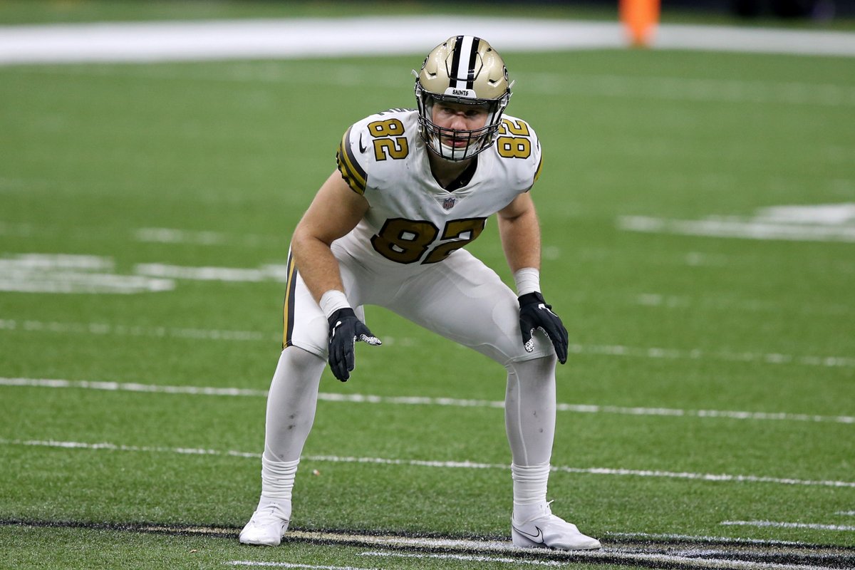 PFF_Saints's tweet image. BIG. FISH.

Adam Trautman's 84.1 Run Blocking grade this season is the best among ALL NFL TEs.

#Saints #WhoDat
