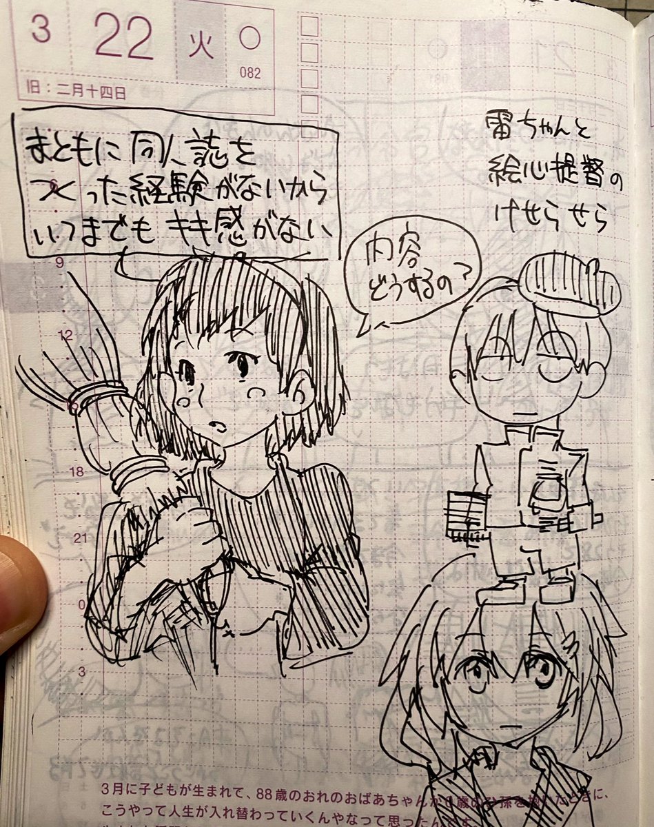 艦これ最初の同人誌作ってた頃の日記が出てきた 