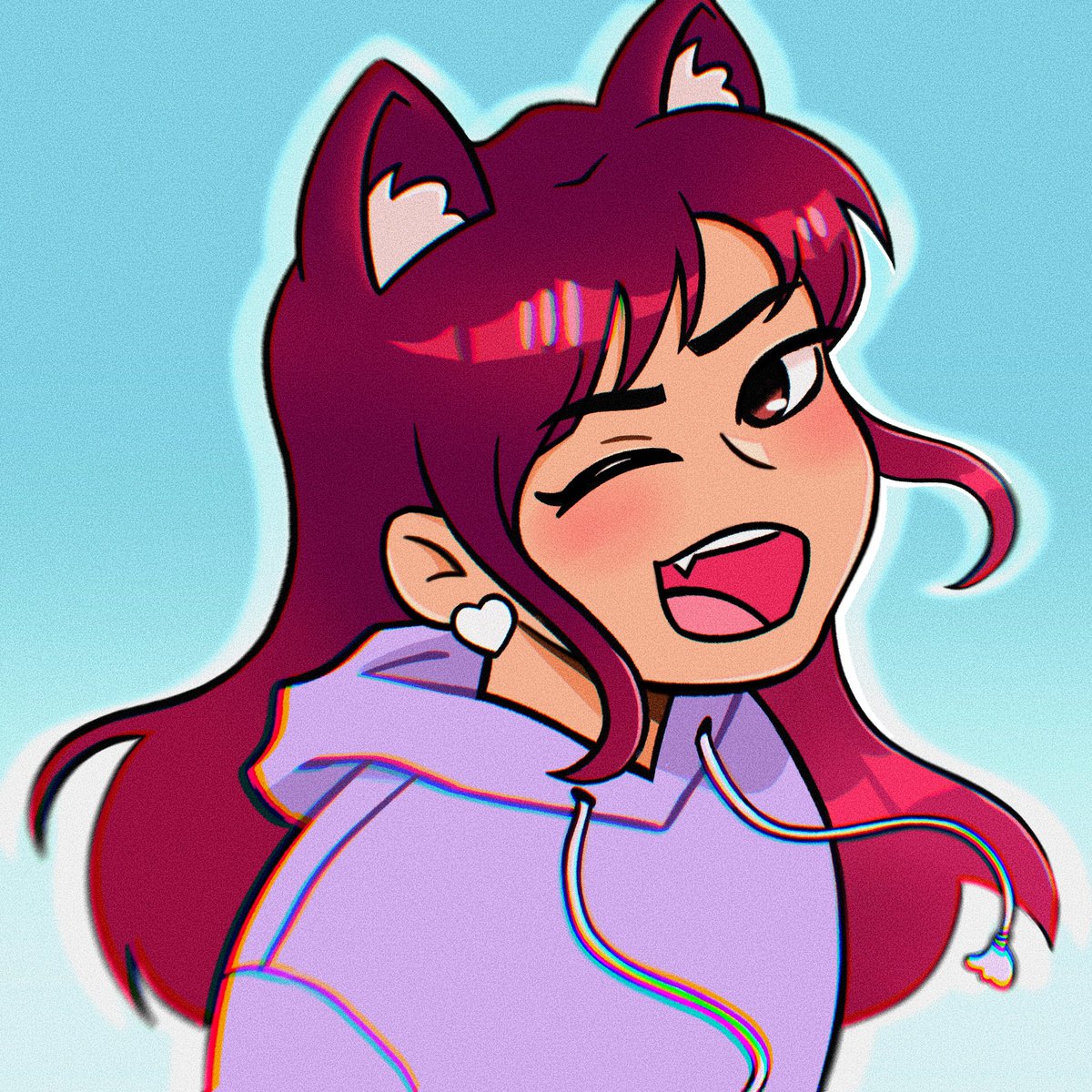 new year new account new icon!!! 2021 is for the catgirls 🎉