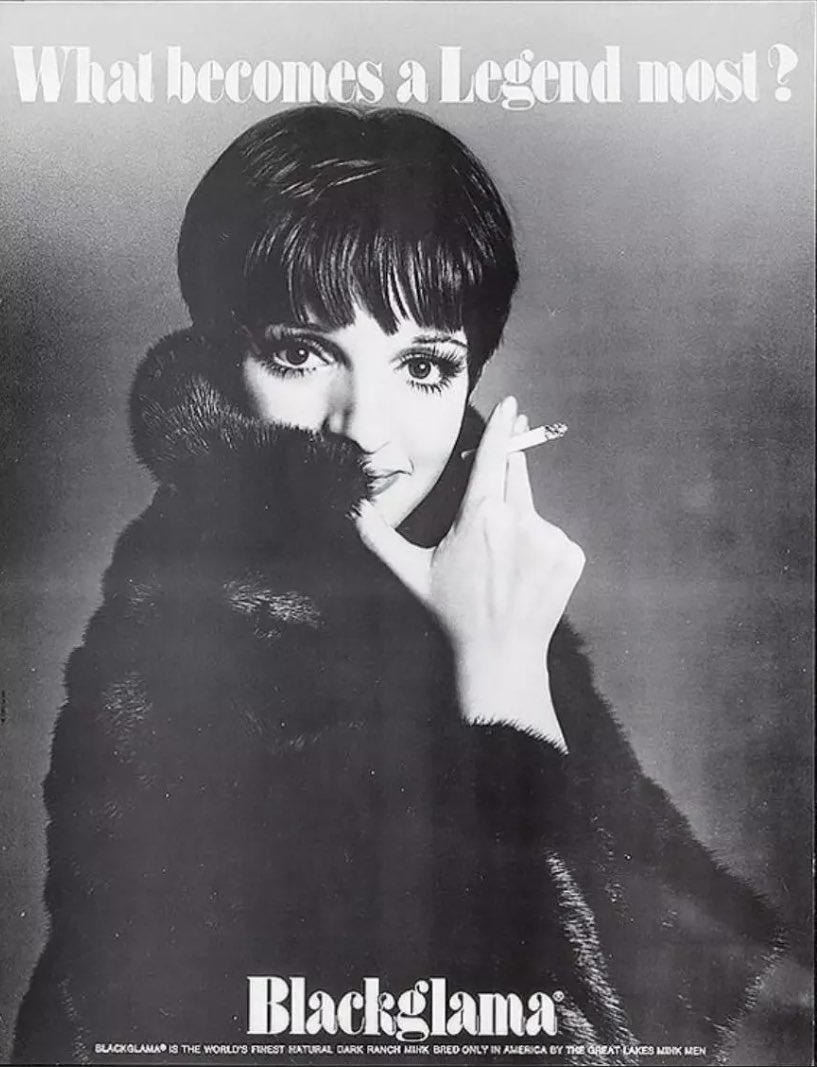 vintage blackglama ads