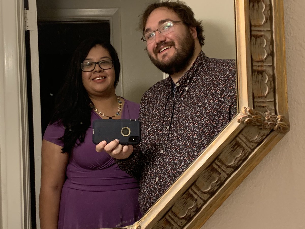 rlheyman's tweet photo. **CHISME ALERT**

We’ve gotten engaged! Details aren’t set—we want to make sure our plans are COVID safe—but we’re excited to enter this new chapter in our lives together.  Watch out, world! https://t.co/HwaazhVPQl