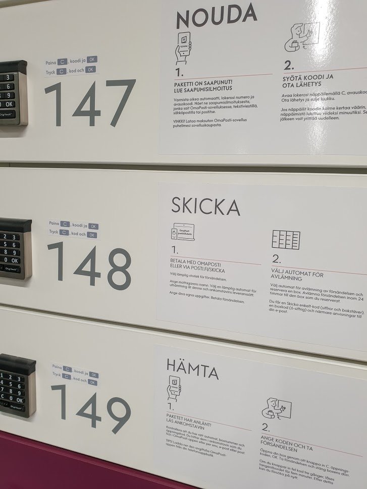 My family doesn't speak much Finnish. No problem. The school is Swedish-speaking. Turku (Åbo in Swedish) is bilingual. You see Swedish everywhere. The official information is also in Swedish.First pic: - "Directly to the police database"? Why, mom? He's only a baby!