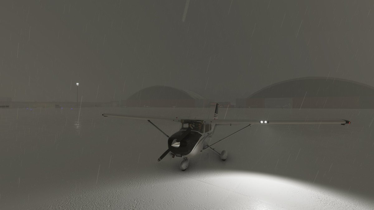 3. Either the snow has been coming down in heaps ...