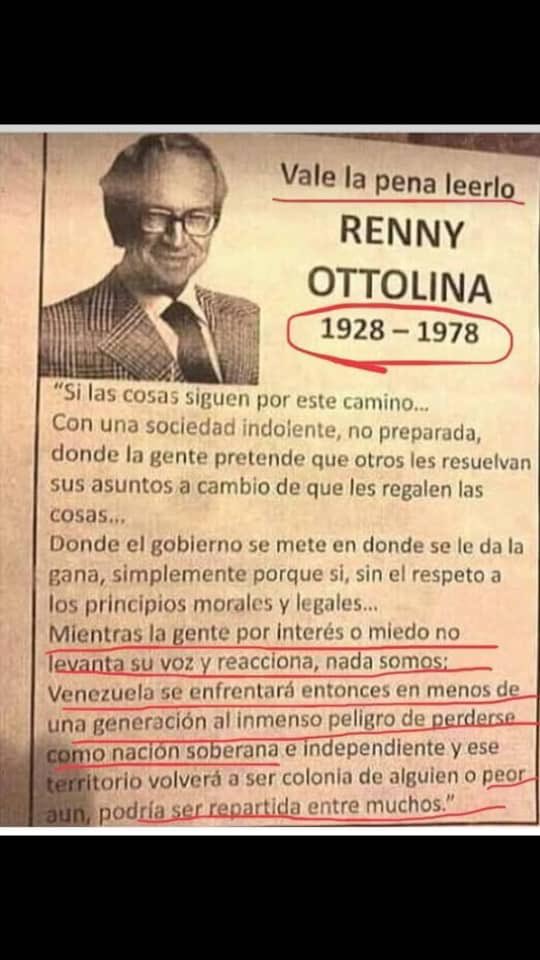 GenPenaloza's tweet photo. Renny lo dijo hace más de 4 décadas y su pensamiento mantiene plena vigencia. https://t.co/Y8LMJf6s8J