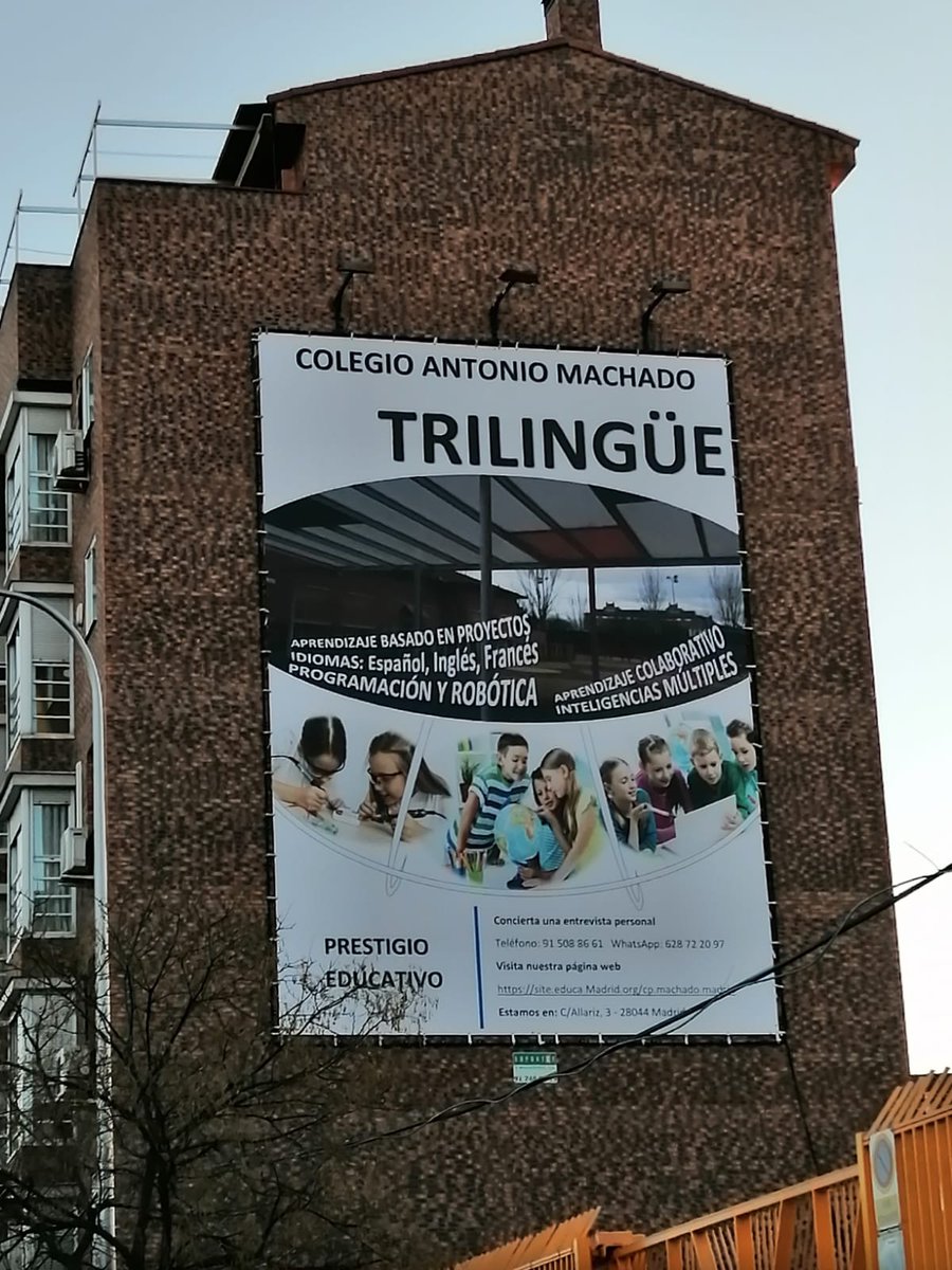 AMachadoMadrid's tweet photo. Empezamos el año estrenando publicidad y haciendo visible parte de los proyectos que desarrollamos y que nos hacen únicos. Siempre Futuro, Siempre Machado. https://t.co/cilg2Xg93Y