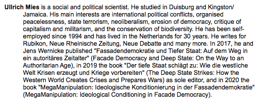 77. 'Editorial note: This is an expanded and footnoted version of an article published in "Democratic Resistance" No. 31.Ullrich Mies is a social and political scientist. He studied in Duisburg and Kingston/ Jamaica. His main interests are international political conflicts...'