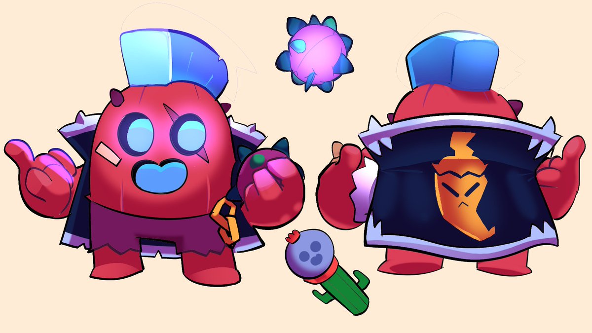 FrancyArtist's tweet image. Jalapeño Spike concept art 🌶️