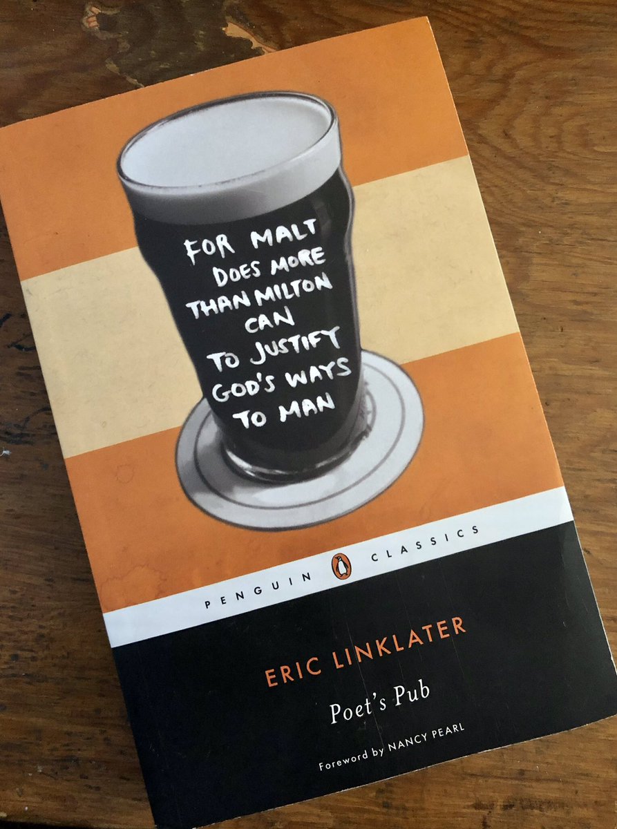 The delightful  @Nancy_Pearl recommends lots of admirable books but Poet’s Pub delivered even more than promised. I probably would have never read it without the gentle push.