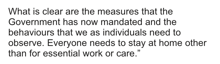 In the meantime, we're level five until at least Jan 31. Despite some disagreement as to exactly how we got here, it appears NPHET and govt are back broadly on the same page for now. Press release today, Dr Holohan, the message isn't complex: