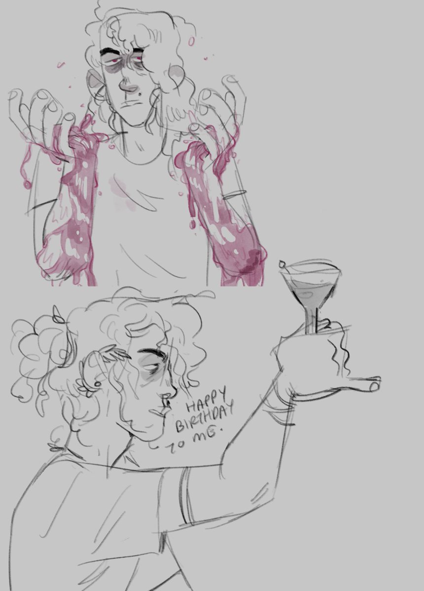 (cups ear) oh what's that??? you want more pjo fan ocs??? well if you insist!!!! Here's Nestor from Dionysus and Frankie from Hephaestus :o) 