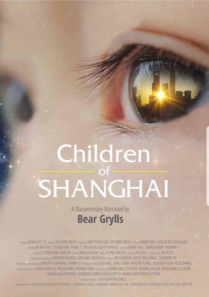robnchina's tweet image. Children of Shanghai a documentary coming soon to SKY TV