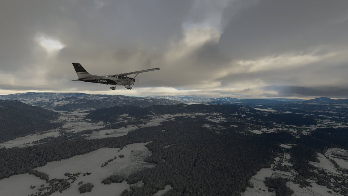 28. However, the clouds to the east appear broken, and I can break through and get above the clouds, I can cross the mountains that way.