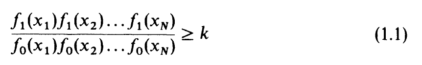 LGcommaI's tweet photo. #WaldSequentialTests-56.
"Thus, the current most powerful test procedure for testing 𝐻₀ against 𝐻₁ can be briefly stated as follows:
We choose as critical region the region defined by (1.1) where the constant 𝑘 is determined so that the probability of an error of the first> https://t.co/yeRvSgXr6s
