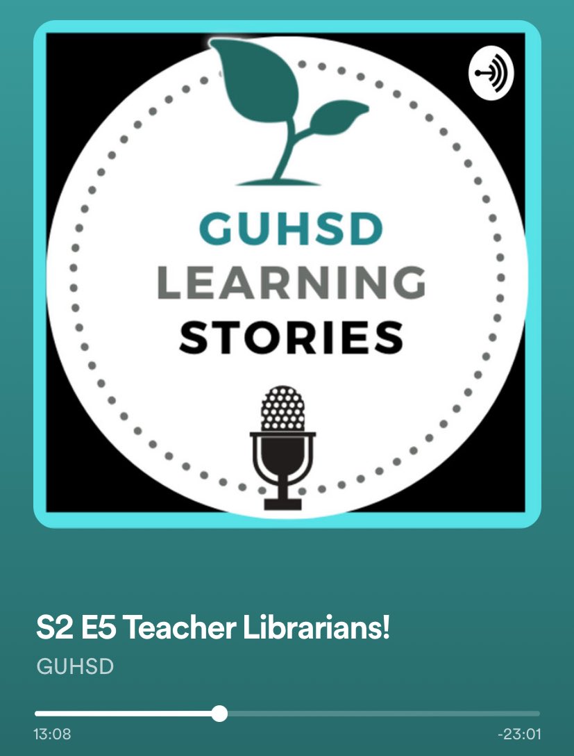 Brent Enerva (@mrenerva) on Twitter photo Listening to the newest episode of GUHSD Learning Stories featuring @anthonyrdevine <a href="/suzannesannwald/">Suzanne</a> and <a href="/noregretteacher/">Stephanie Macceca</a>. Join <a href="/danmcdowell/">danmcdowell</a> and <a href="/TiffaniDBrown/">Tiffani Brown</a> on this and so many more episodes on <a href="/Spotify/">Spotify</a>!!
<a href="/GUHSDTweet/">GUHSD Schools</a> #education #edtech Listening to the newest episode of GUHSD Learning Stories featuring @anthonyrdevine <a href="/suzannesannwald/">Suzanne</a> and <a href="/noregretteacher/">Stephanie Macceca</a>. Join <a href="/danmcdowell/">danmcdowell</a> and <a href="/TiffaniDBrown/">Tiffani Brown</a> on this and so many more episodes on <a href="/Spotify/">Spotify</a>!!
<a href="/GUHSDTweet/">GUHSD Schools</a> #education #edtech