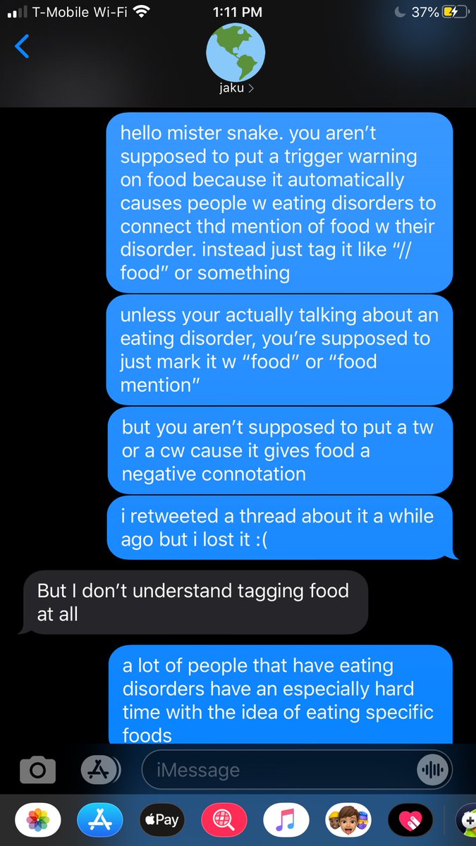 tw // eating disorder , recovery // food mentiona thread on why you shouldn’t put a trigger warning on food, by someone who struggles day-to-day with recovery