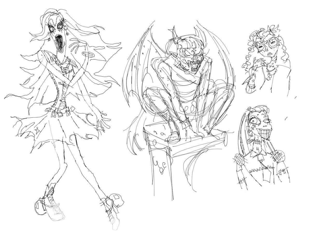 some ghouls 