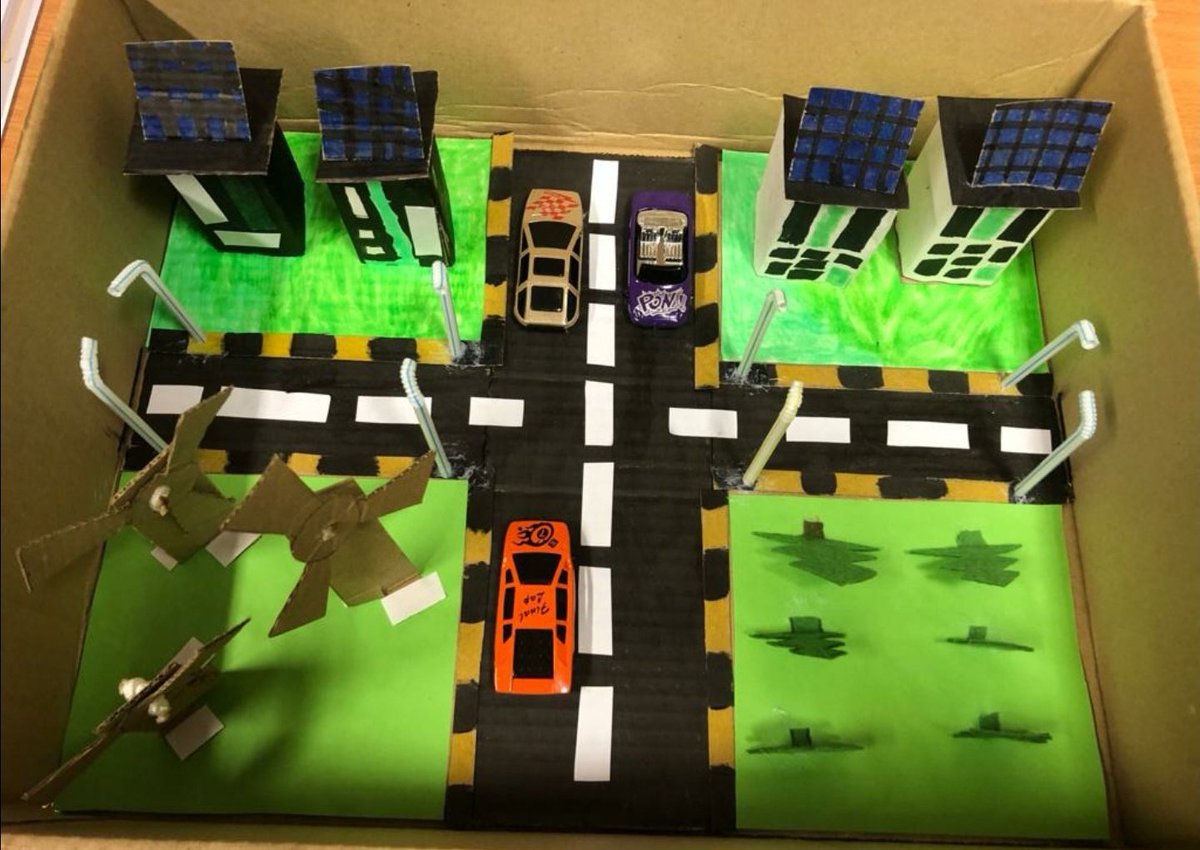 Look at this amazing model of a sustainable city that one of Mr Jeffery year 9 Geography students made. 🌍