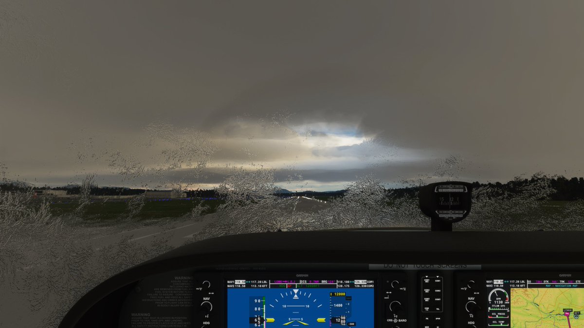 49. Somehow I maneuver myself just above the runway and cut my throttle.