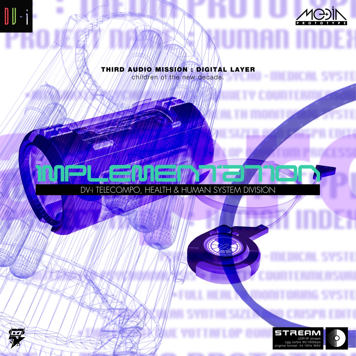  @physicallydv - Media Prototype (Text '888' for  @abewav)This is classic DV-i (exhilarating hyper-aesthetic digital synthesis) with an extra dimension: mazy, modulation-crazy pop songwriting. I don't know how you come up with songs like this: