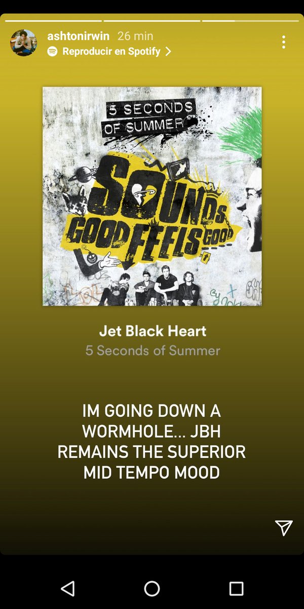 Arg5SOSOficial's tweet photo. @Ashton5SOS en ig stories 🖤 claro que sí señor, claro que sí 🔥 https://t.co/X0XXA5n8Bl