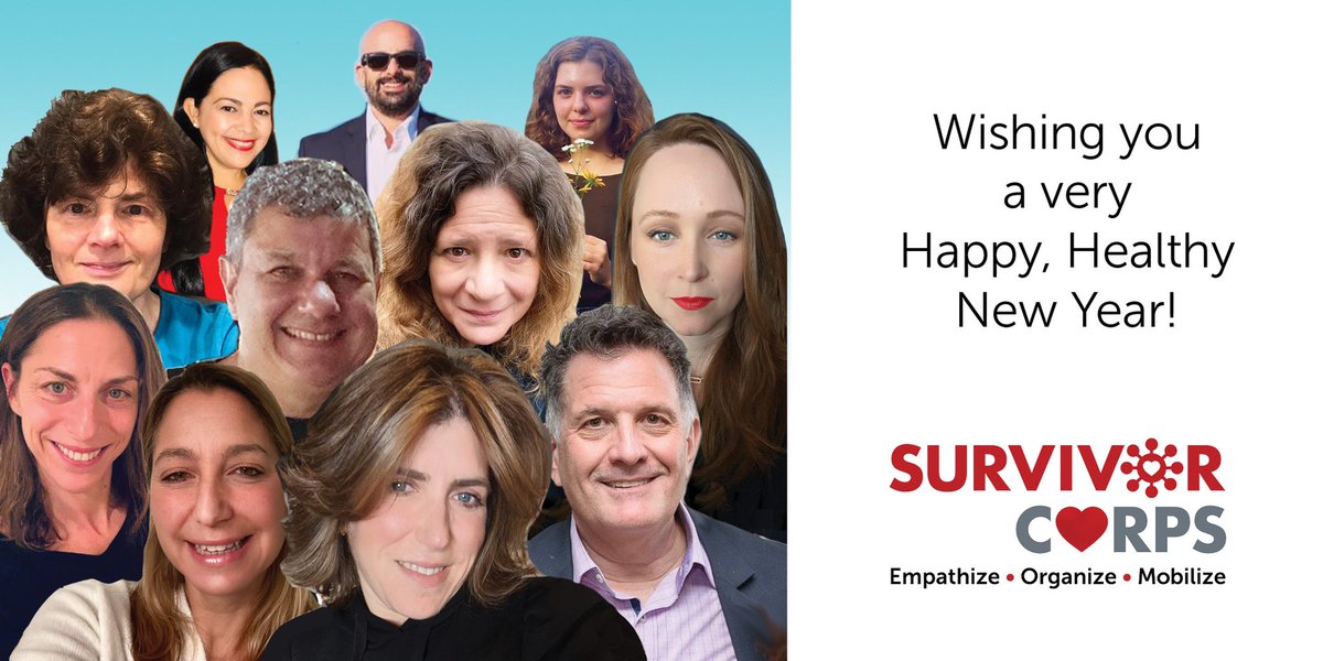 Happy New Year!
💪❤️ The Survivor Corps Team
<a href="/dianaberrent/">Diana Berrent Güthe</a> <a href="/spin313/">suzpin 🟧</a> <a href="/NatalieJLambert/">Dr. Natalie J. Lambert</a> <a href="/ADLindz/">Andrew Lindsay</a>