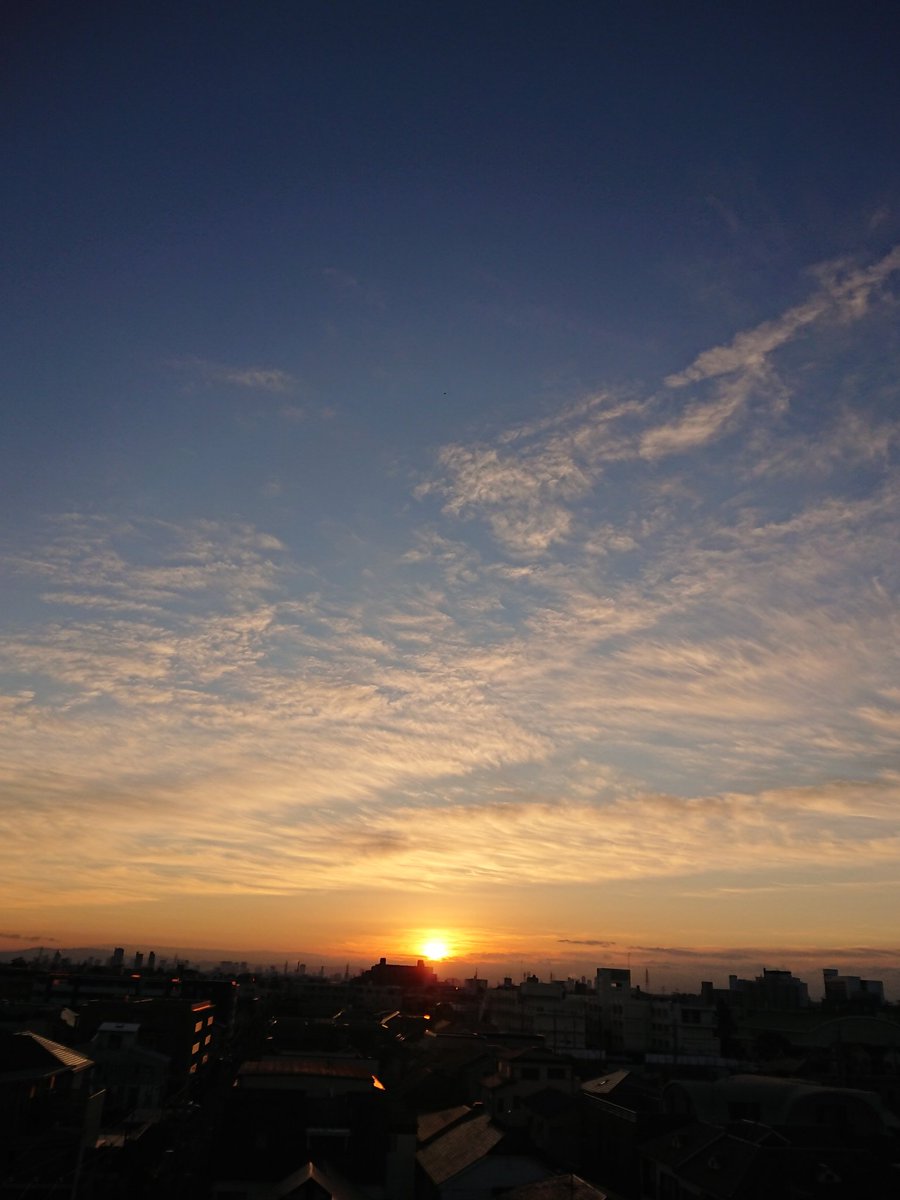 JunkoNoname's tweet photo. おてんとうさまおはようご��います #空 https://t.co/5cPbIwMeAX
