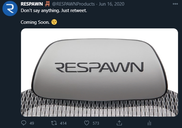 We also teased the launch of the RESPAWN Specter in June. An affordable, full mesh, ergonomic gaming chair.I was very fortunate to be involved in the development, naming, and launch of this product. The community seemed excited for this. 