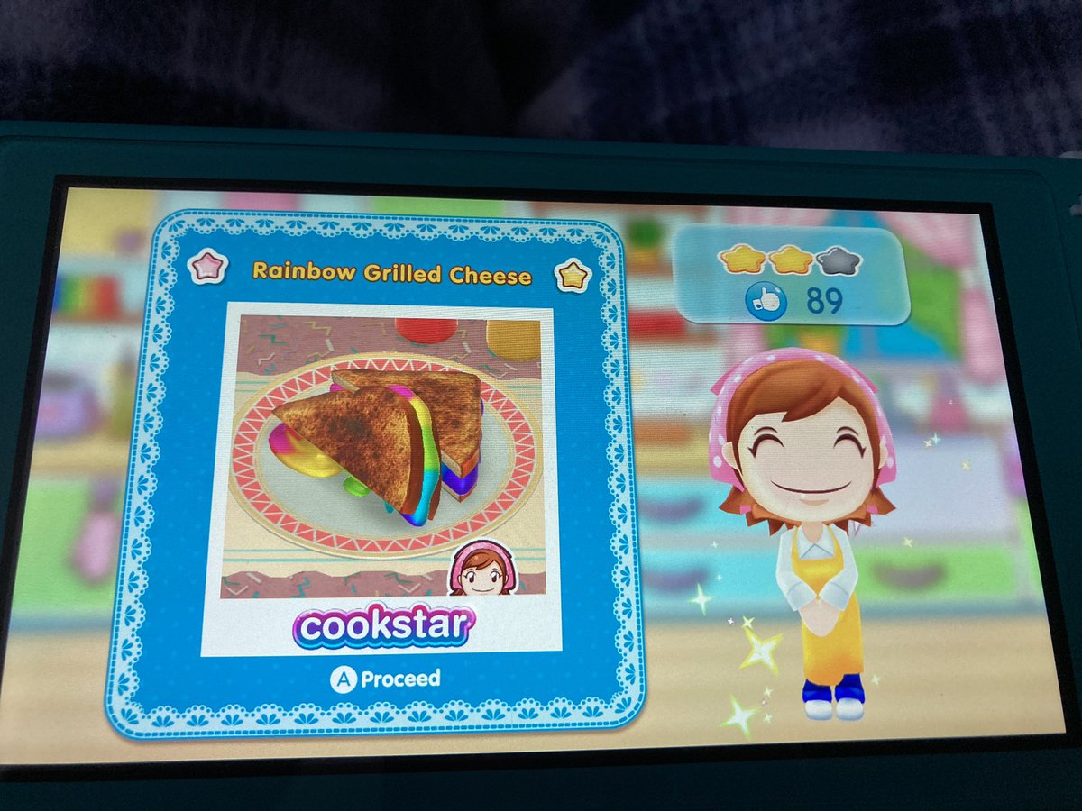 javaluvingrams's tweet photo. Ha ha not perfect but I think for a granny I did good #cookstar #nintendo #cookingmama https://t.co/1NEJ9a5DPC