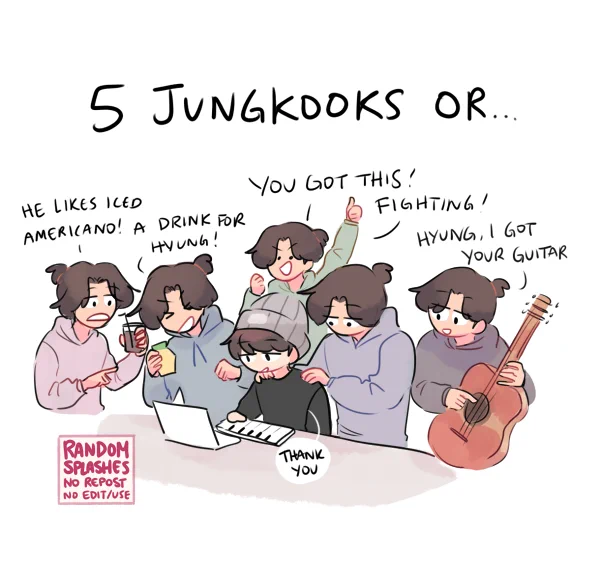 the power of 5 jungkooks or the cutest 5 year old jungkook 

#BTS #btsfanart #jungkook @BTS_twt 