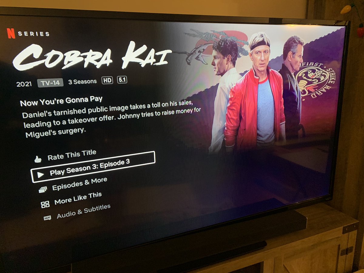 happy freakin new year #CobraKai