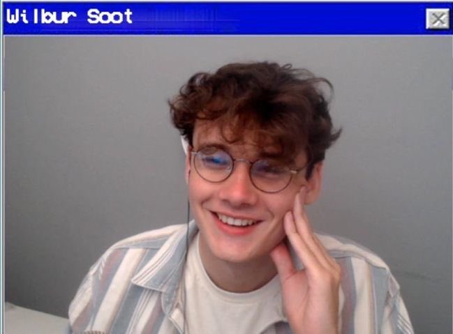 wilbur soot, but as the thread goes on his smile gets bigger: