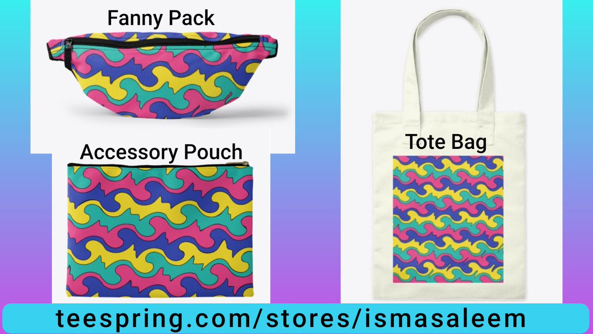 ismasaleem's tweet photo. #fannypack, #accessorypouch and #totebags available on my #teespring store
@teespring
#art #design #artwork #waves #digitalart #digital #illustration #fannypack #pouch #pouchbag #zipperpouch #bag #tote #stationary #shopping #accessories #licensingart
https://t.co/6TvbTAKrAH https://t.co/8gYgDAHBg4