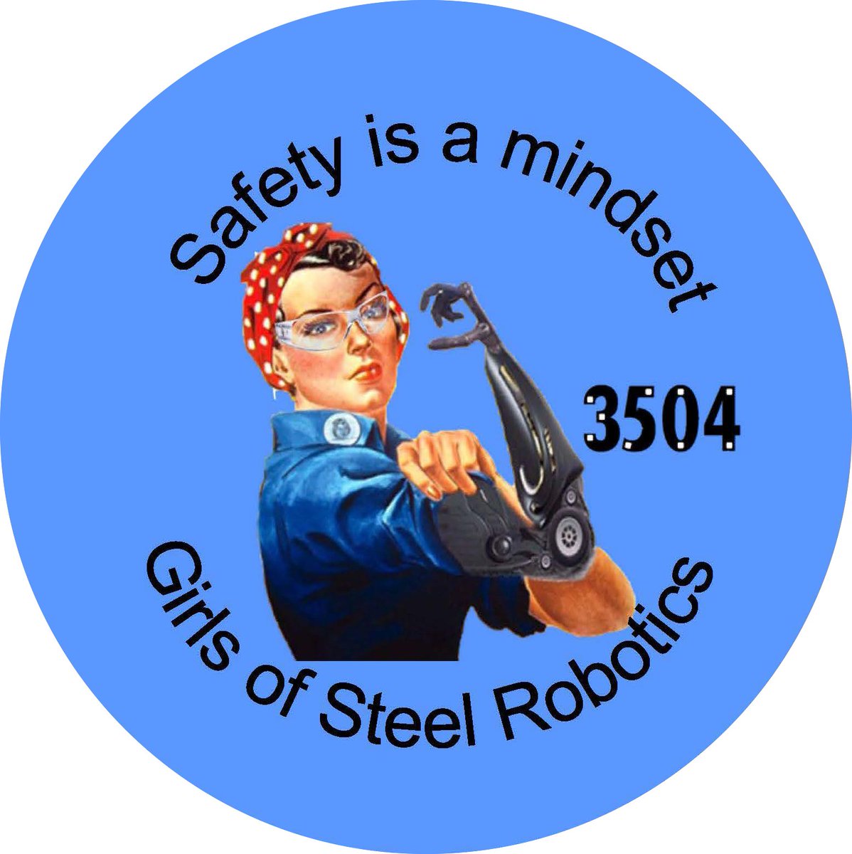 TheGirlsofSteel's tweet photo. New profile pic. Safety is a mindset. Stay well! #HappyNewYear2021 #robotics #roboticsteam #Pittsburgh #FRCRobotics #FIRSTrobotics #femaleempowerment #WomenInSTEM #STEM #learnstem #STEMforkids #womenintech #STEMPittsburgh #wecandoit #safetyisamindset #SafetyFirst https://t.co/A7b1xFwJUd
