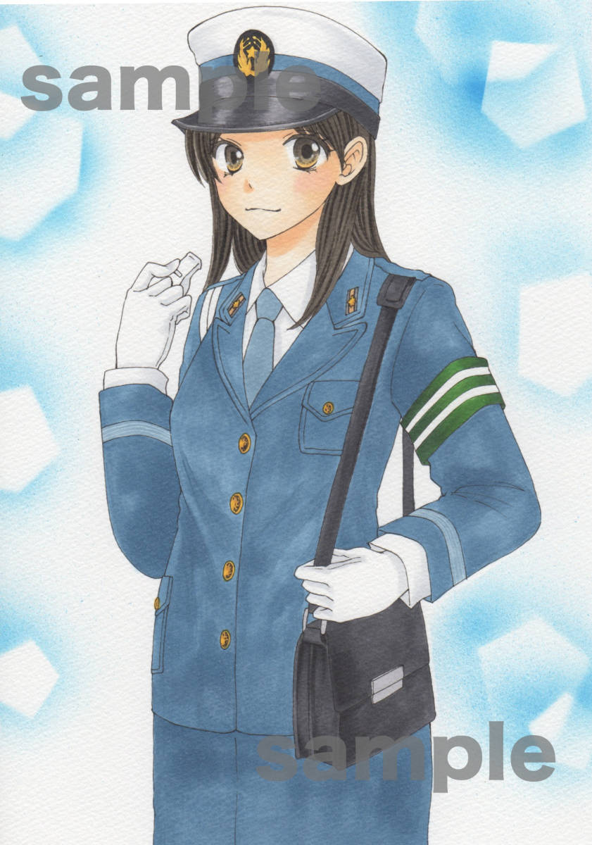 宝慶 Twitterissa この婦警さんのイラストを見た瞬間に 股間が疼いた ヤフオク 手描きイラスト オリジナル B5 制服 婦警 昭和 T Co Obyhlxuiuj
