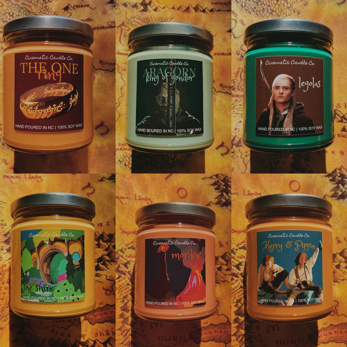 cinematiccandle's tweet photo. 🕯 GIVEAWAY 🕯 

Happy New Year! 

To start off 2021, I’m doing my biggest giveaway yet: a complete LOTR candle pack!

To enter: 
-Follow me
-Like &amp; RT this post 
-Tag a friend in the comments 
-Anyone who buys a candle from 1/1-1/29 gets 10 extra entries per candle! https://t.co/WyYUJsF5kL