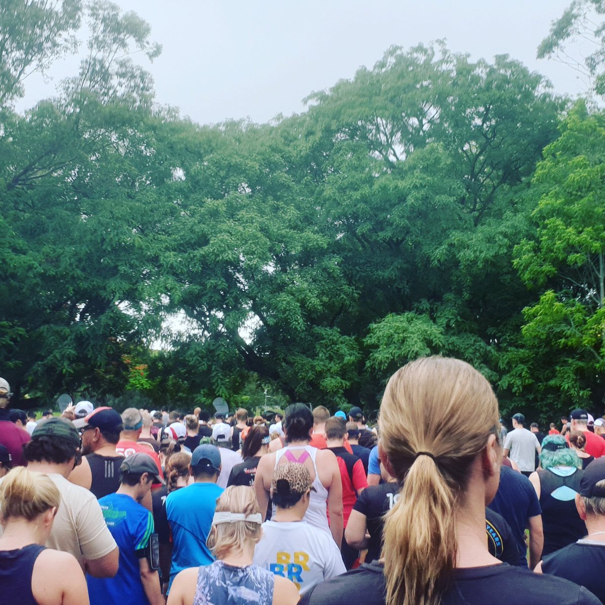 leesawatego's tweet photo. .@Mitchieparkrun done & dusted - hot, muggy & drizzly. Nearly half way to 50. Attempted some run/walk intervals in preparation for Simpson Desert Ultra in June. Failed. Will be back at Deadly Runners this week so hopefully will find my run mojo again. #FatAdventurers #parkrun https://t.co/gYhkWkmK8I