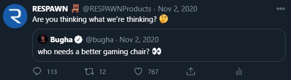 The biggest giveaway of all was when we partnered with Fortnite World Cup Winner,  @Bugha to give back to his community through two unique stream activations in which we gave away chairs for wins and eliminations in game.We were able to giveaway over 500 chairs together!