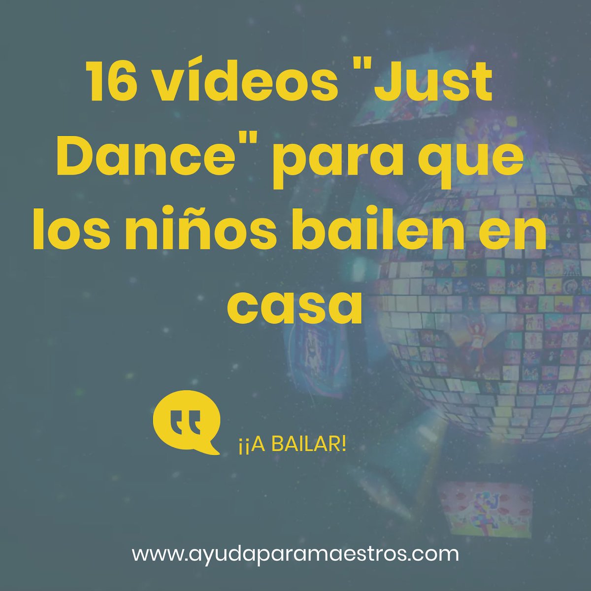 16 vídeos "Just Dance" para que los niños bailen en casa. 👉 ayudaparamaestros.com/2020/03/16-vid… <a href="/Manu___Velasco/">Manu Velasco</a>