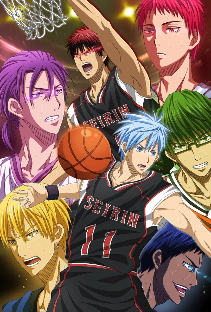 21. Kuroko no Basket9/10My first sports series, again about my favourite sport, love the Big Bads in this series, Aomine is one of my favourite rival characters in anime, love Kise and Midorima and all the rest of them, welcome in the supers, i absolutely love it 1/2