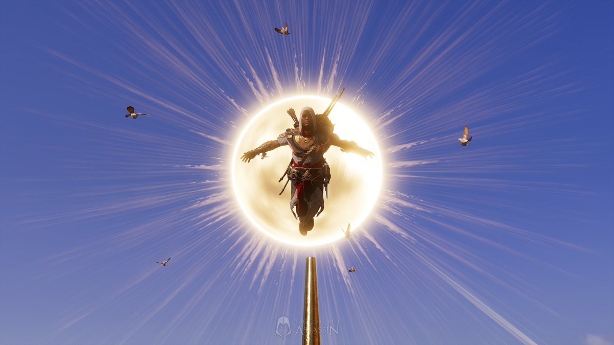 LoneRedAssassin's tweet photo. Here are my 4 favorite snaps of 2020. The first 3 are from #AssassinsCreedOrigins and the forth, Vertical snap is from #AssassinsCreedOdyssey.

I hope you all have a wonderful 2021 full of good gaming, good times, good health and of course, some fun VP!

Happy New Year, folks! 🙂 https://t.co/Z9kzxePp3G