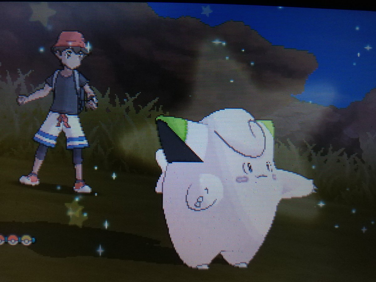 L0WIE__'s tweet photo. Shiny Cleffa ----> Clefairy/Piepi after 92 SOS calls 🌟❇️ (349/898) #shunten #shinypokemon #shinylivingdex #pokemonultrasunmoon #shiny #cleffa #pii #clefairy #piepi https://t.co/fUK1VKXFTH