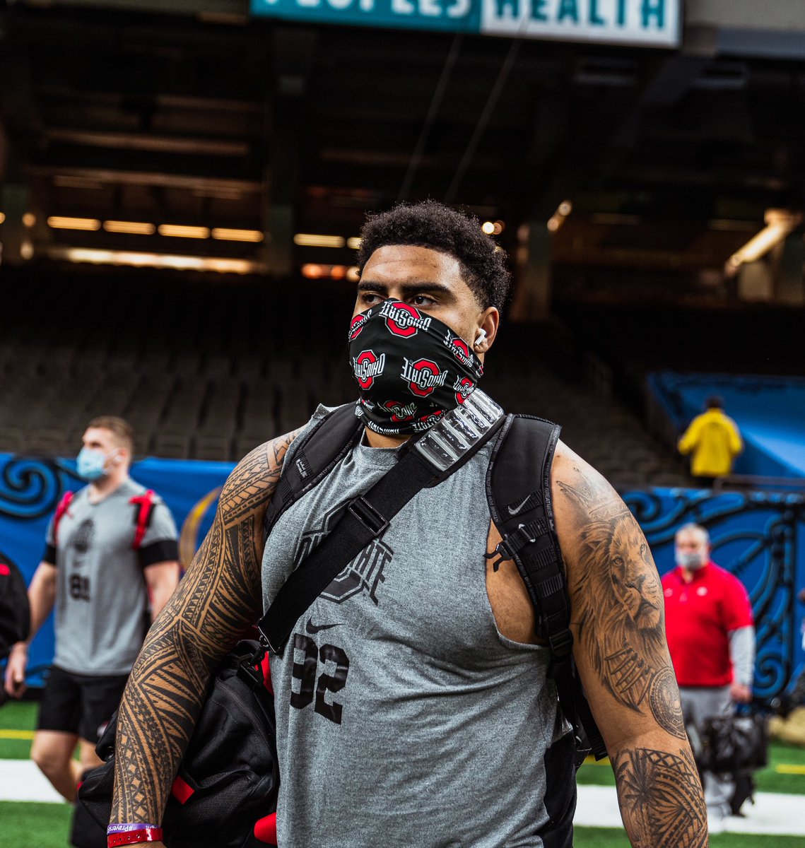 OhioStateFB's tweet image. We here 😤

#GoBuckeyes #Fight