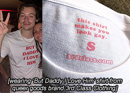 When he again wore a really really not suggestive shirt