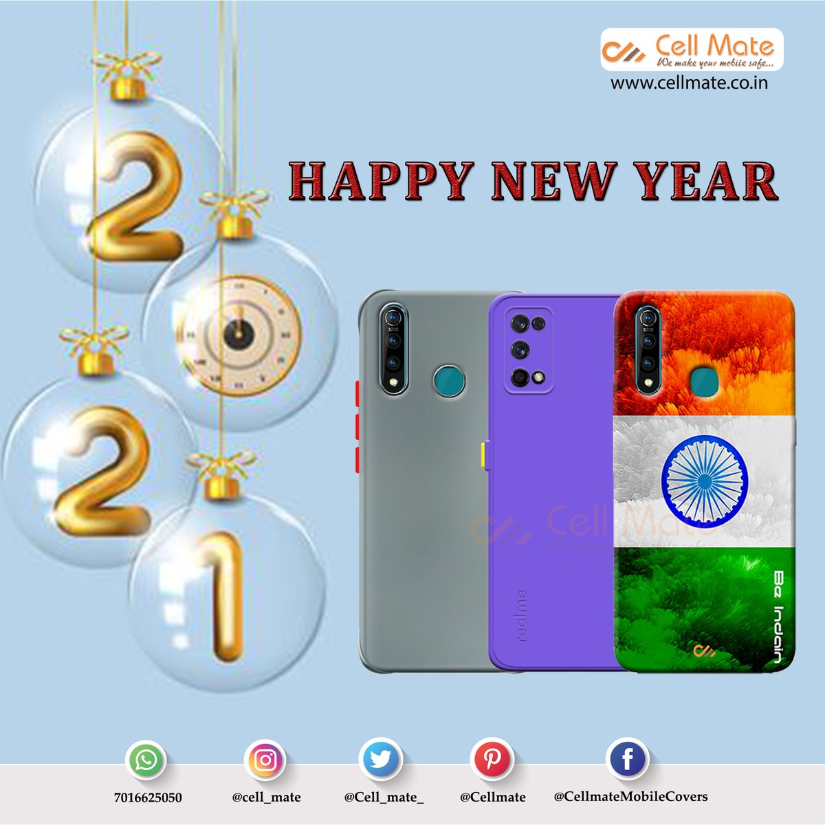 Say hello to 2021 in new Accessories styles and enter the year in full swing with Cellmate!

Visit us on cellmate.co.in

#Cellmate #CellmateCover #MobileCover #PhoneCover #CellmateBackCover #NewYear #HappyNewYear #NewYear2021 #HappyNewYear2021 #NewYearEve #New #2021