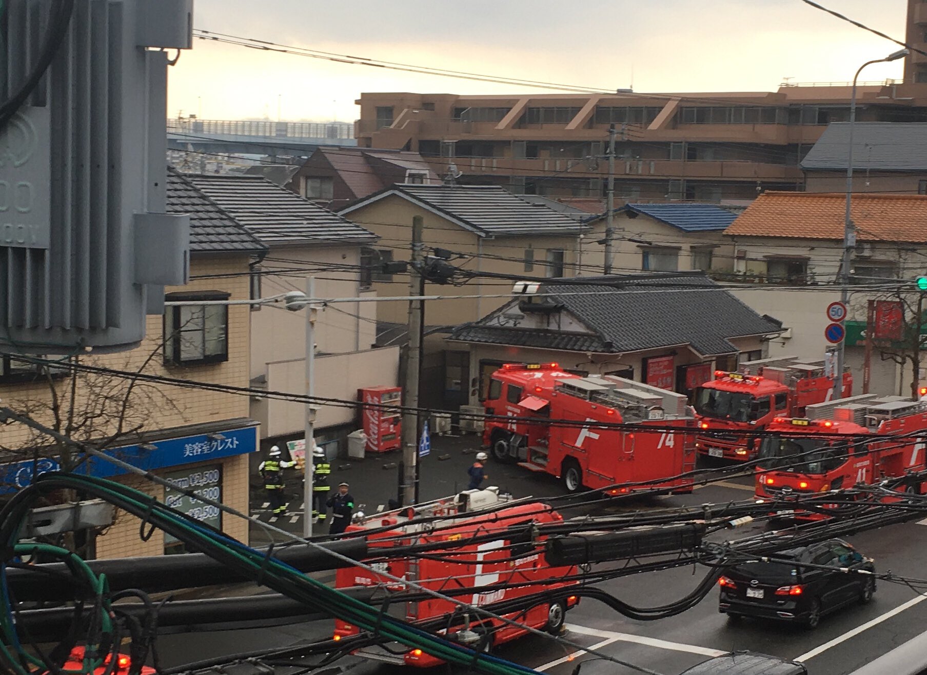 画像 家の前 消防車やばい 福岡市南区 T Co T8xzzxq8wz まとめダネ