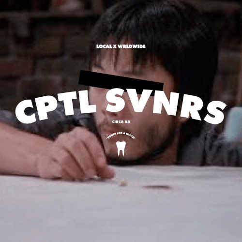 CPTLZOO's tweet image. #cptlzoo @CPTLSVNRS #illtendencies #toothforatooth