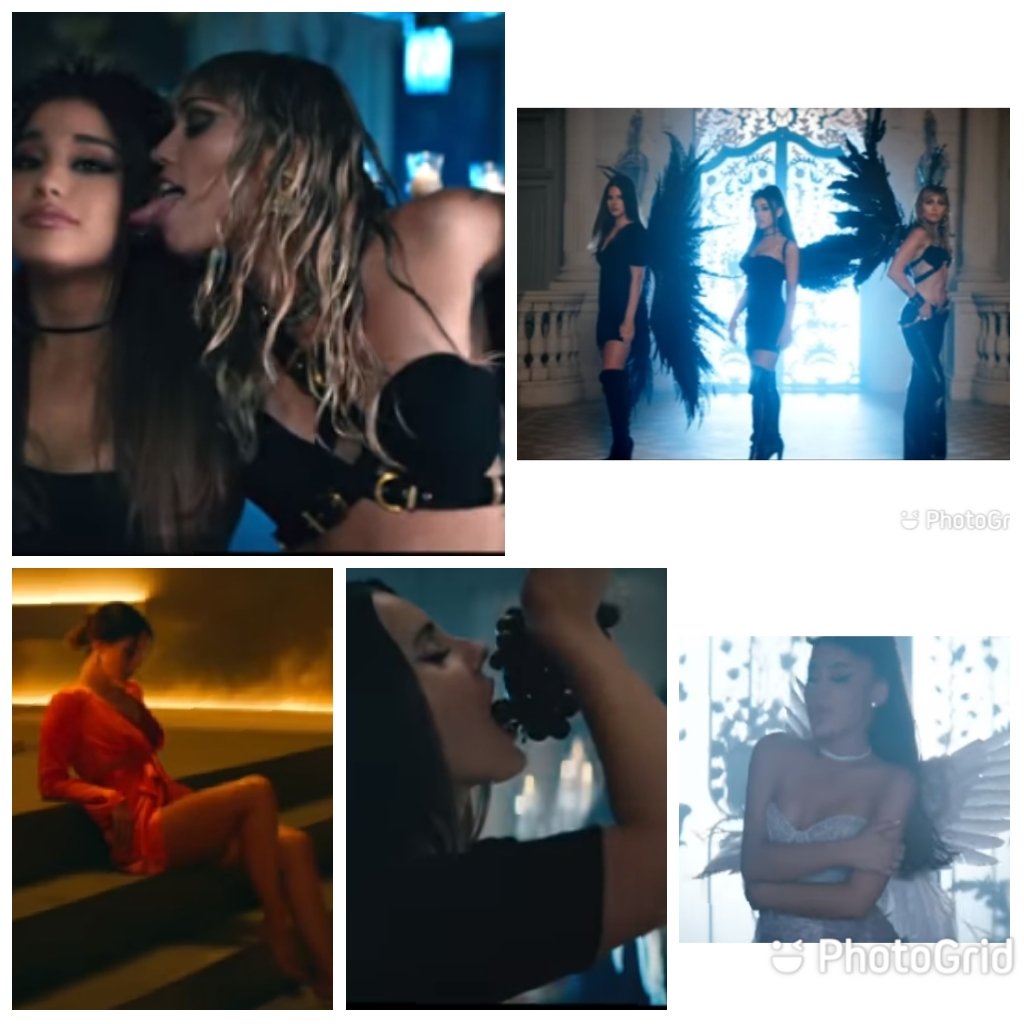 They take common themes like white and black outfits in videos to show you they transitioned to the dark side. The symbols are there for you to see. The lyrics constantly use the word devil and lots incorporate blood in their messaging.