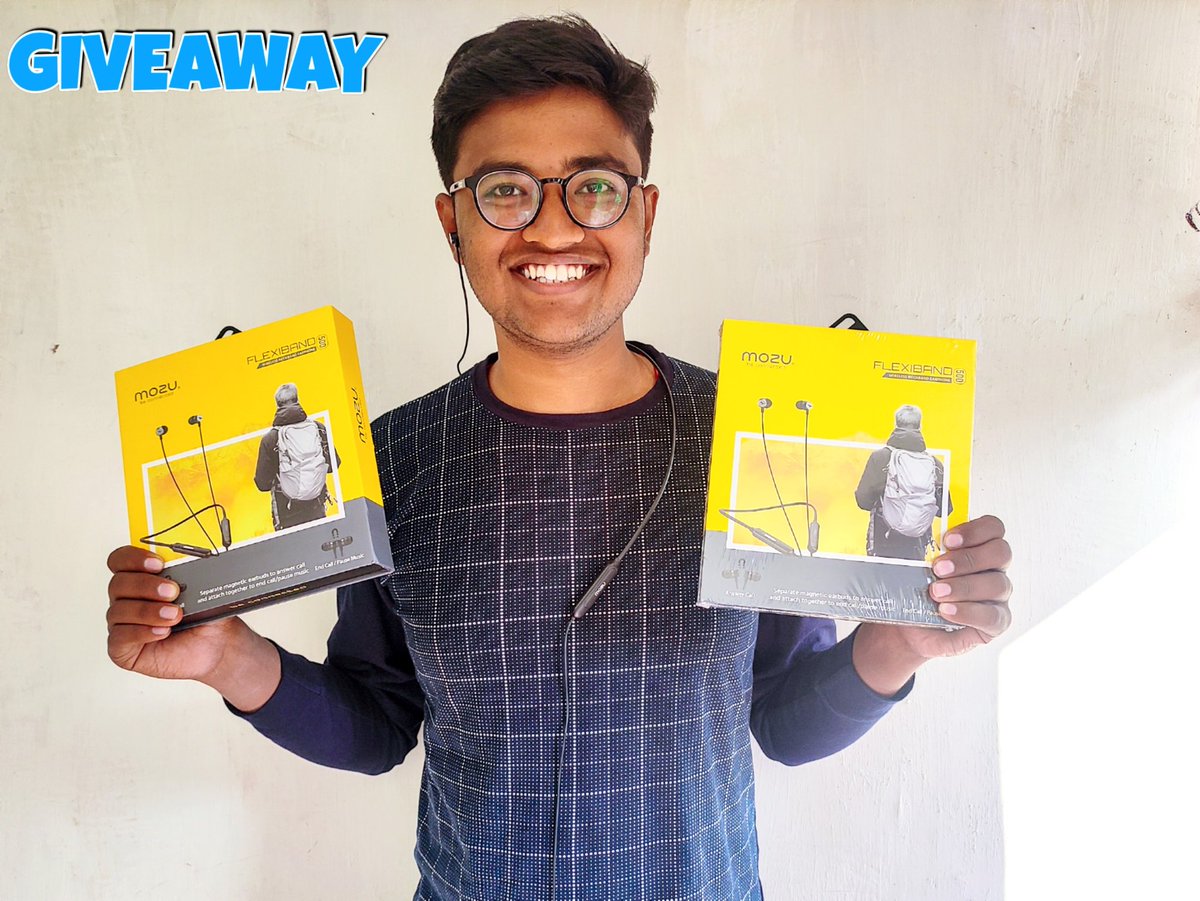 shubhamdutt13's tweet image. ⚡ New Year Giveaway ⚡

Giving away this Bluetooth Earphone priced at Rs 1290 by Mozu, An Indian startup. Acc. To me they sound much better

How to Participate?

1) Follow and Retweet this
2) Comment and Subscribe here: youtu.be/VBMLmV9V0D0

All details in video

#Giveaway