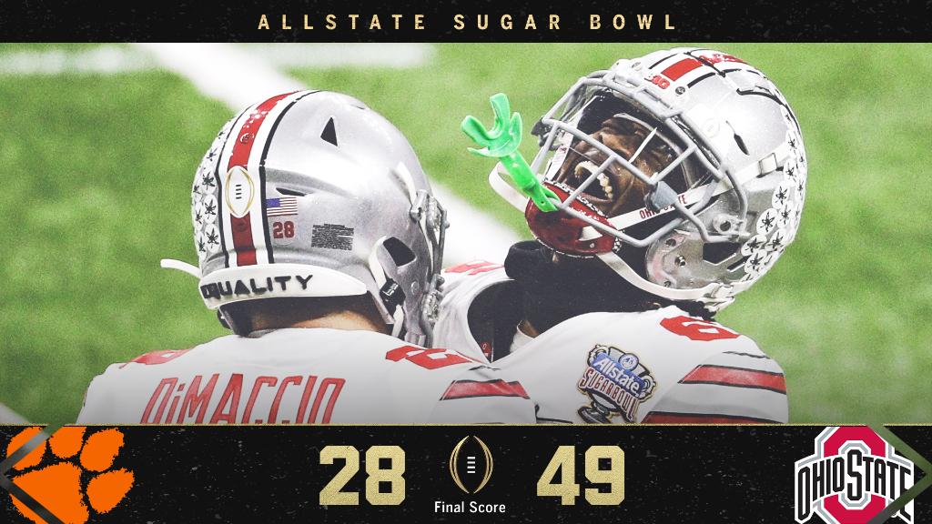 ESPNCFB's tweet photo. The Buckeyes are your Allstate Sugar Bowl champions! 

CFP National Championship 🔜 https://t.co/S4vYkGZrnW